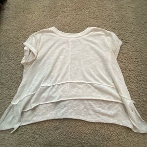 SHEIN White Layered Crop Top